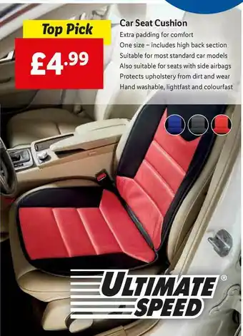 Lidl Car Seat Cushion offer