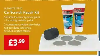 Lidl Ultimate Speed Car Scratch Repair Kit offer