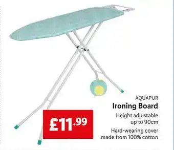 Lidl Aquapur Ironing Board offer