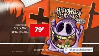 Lidl Halloween Scary Mix 200g offer