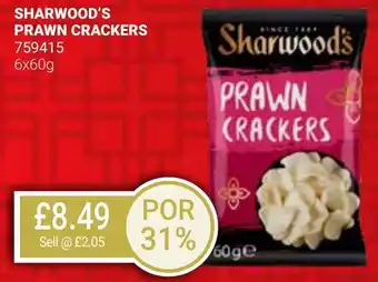 Bestway SHARWOOD'S PRAWN CRACKERS offer
