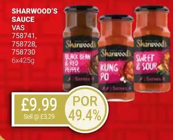 Bestway SHARWOOD'S SAUCE offer