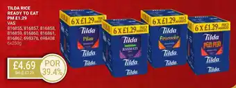 Bestway TILDA RICE READY TO EAT offer