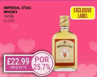 Bestway IMPERIAL STAG WHISKY offer