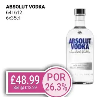 Bestway ABSOLUT VODKA offer