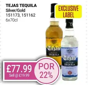 Bestway TEJAS TEQUILA Silver/Gold offer