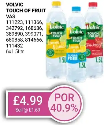 Bestway VOLVIC TOUCH OF FRUIT offer
