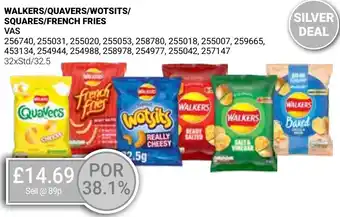 Bestway WALKERS/QUAVERS/WOTSITS/ SQUARES/FRENCH FRIES offer
