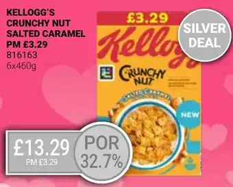 Bestway KELLOGG'S CRUNCHY NUT SALTED CARAMEL offer