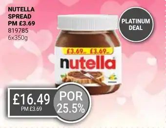 Bestway NUTELLA SPREAD offer