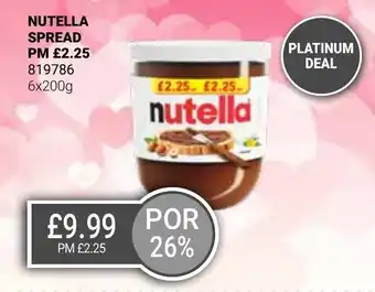 Bestway NUTELLA SPREAD offer