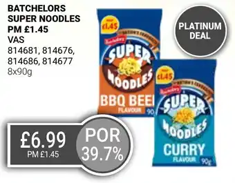 Bestway BATCHELORS SUPER NOODLES offer