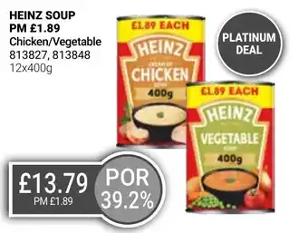 Bestway HEINZ SOUP Chicken/Vegetable offer