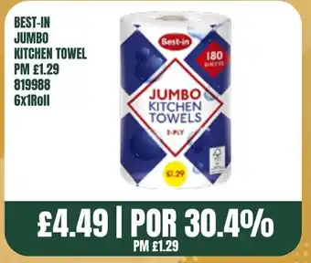 Bestway BEST-IN JUMBO KITCHEN TOWEL offer