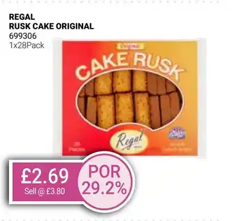 Bestway REGAL RUSK CAKE ORIGINAL offer