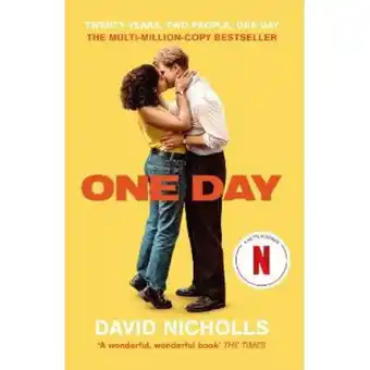 Asda Paperback One Day Netflix tie in by David Nicholls offer