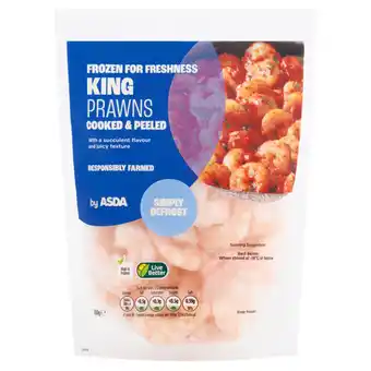 Asda ASDA King Prawns 180g offer