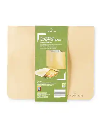 Aldi 6 Pack Reusable Aluminium Bags offer