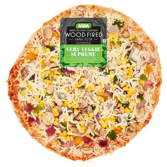 ASDA Large Woodfired Very Veggie Supreme (Typically 836g)