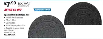 Costco Apache Mills Half Moon Mat offer