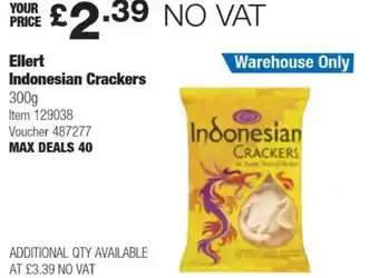Costco Ellert Indonesian Crackers offer