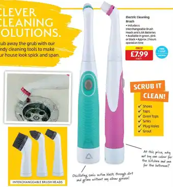 Aldi Electric Cleaning Brush offer