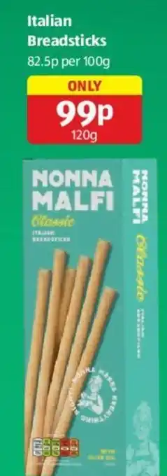 Aldi Italian Breadsticks offer