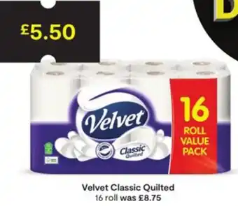 SuperValu Velvet Classic Quilted offer