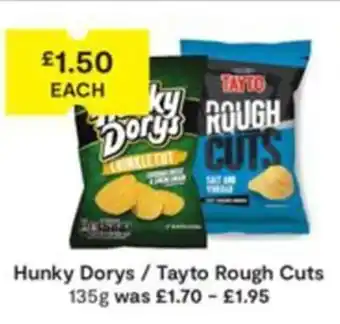 SuperValu Hunky Dorys / Tayto Rough Cuts 135g offer