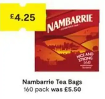SuperValu Nambarrie Tea Bags 160 pack offer