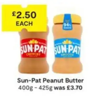 SuperValu Sun-Pat Peanut Butter 400g -425g offer