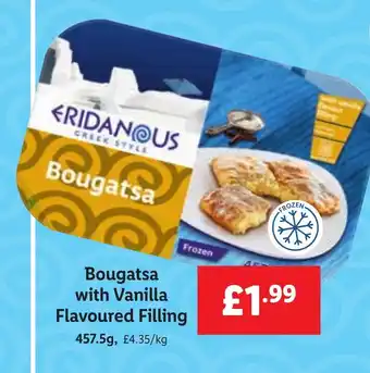 Lidl Bougatsa with Vanilla Flavoured Filling offer