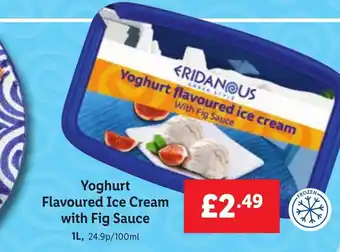 Lidl Yoghurt Flavoured Ice Cream with Fig Sauce offer
