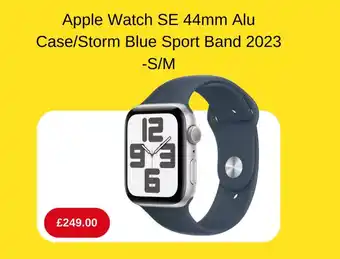Apple Watch SE 44mm Alu Case/Storm Blue Sport Band 2023 -S/M