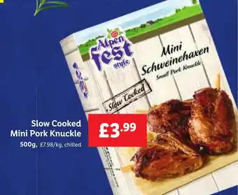 Lidl Slow Cooked Mini Pork Knuckle offer