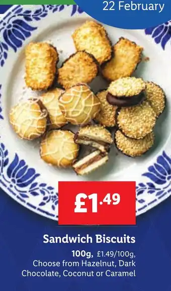 Lidl Sandwich Biscuits offer