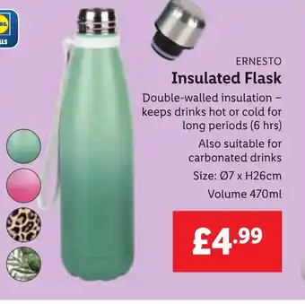 Lidl ERNESTO Insulated Flask offer