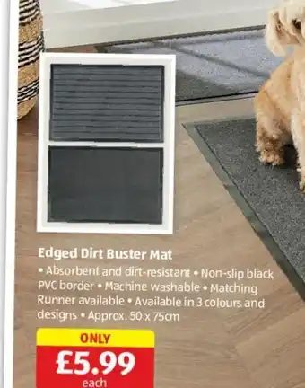Aldi Edged Dirt Buster Mat offer