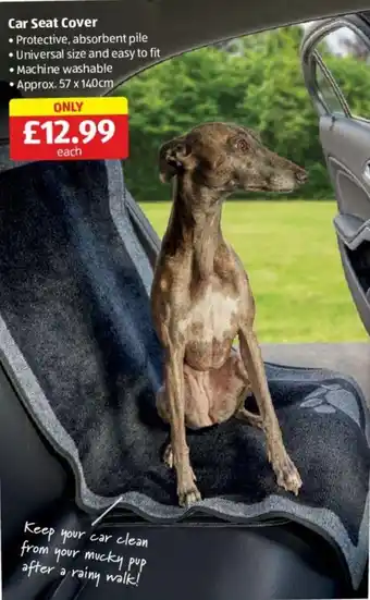 Aldi Car Seat Cover offer