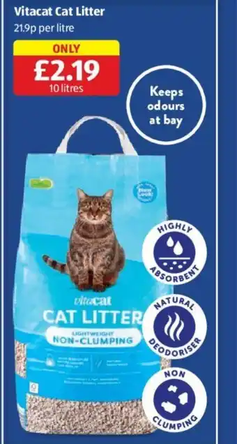 Aldi Vitacat Cat Litter offer