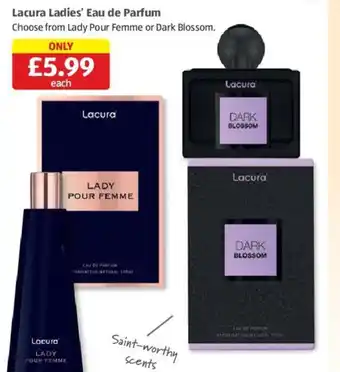 Aldi Lacura Ladies' Eau de Parfum offer