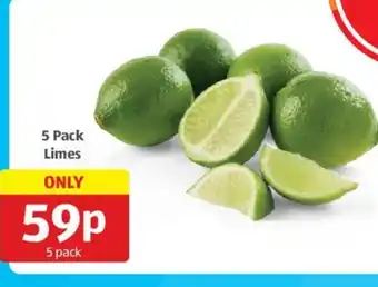 Aldi 5 Pack Limes offer