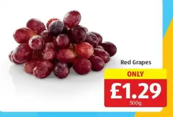 Aldi Red Grapes offer