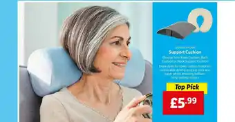 Lidl Livarno Home Support Cushion offer