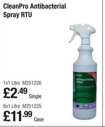 Makro CleanPro Antibacterial Spray RTU offer