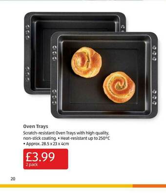 Aldi Oven Trays offer