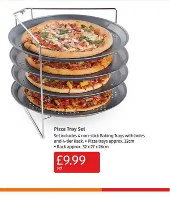 Aldi Pizza Tray Set offer