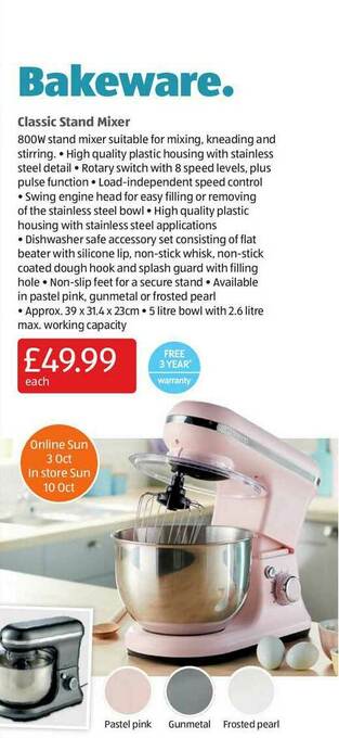 Aldi Classic Stand Mixer offer
