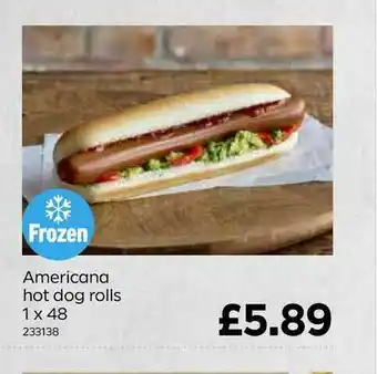 Bestway Americana Hot Dog Rolls 1 X 48 offer
