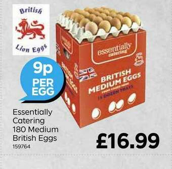 Bestway Essentially Catering 180 Medium British Eggs offer